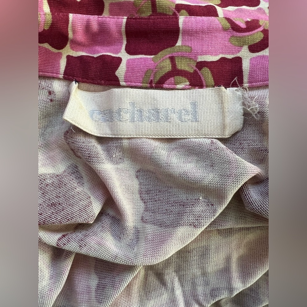 Cacharel Vintage Retro Pink Dress - Picture 8 of 8